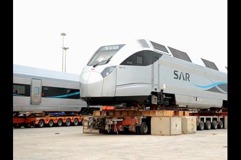 Sar S First Passenger Train Arrives News Railway Gazette International